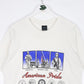 Vintage American Pride T Shirt Mens Large White 90s USA