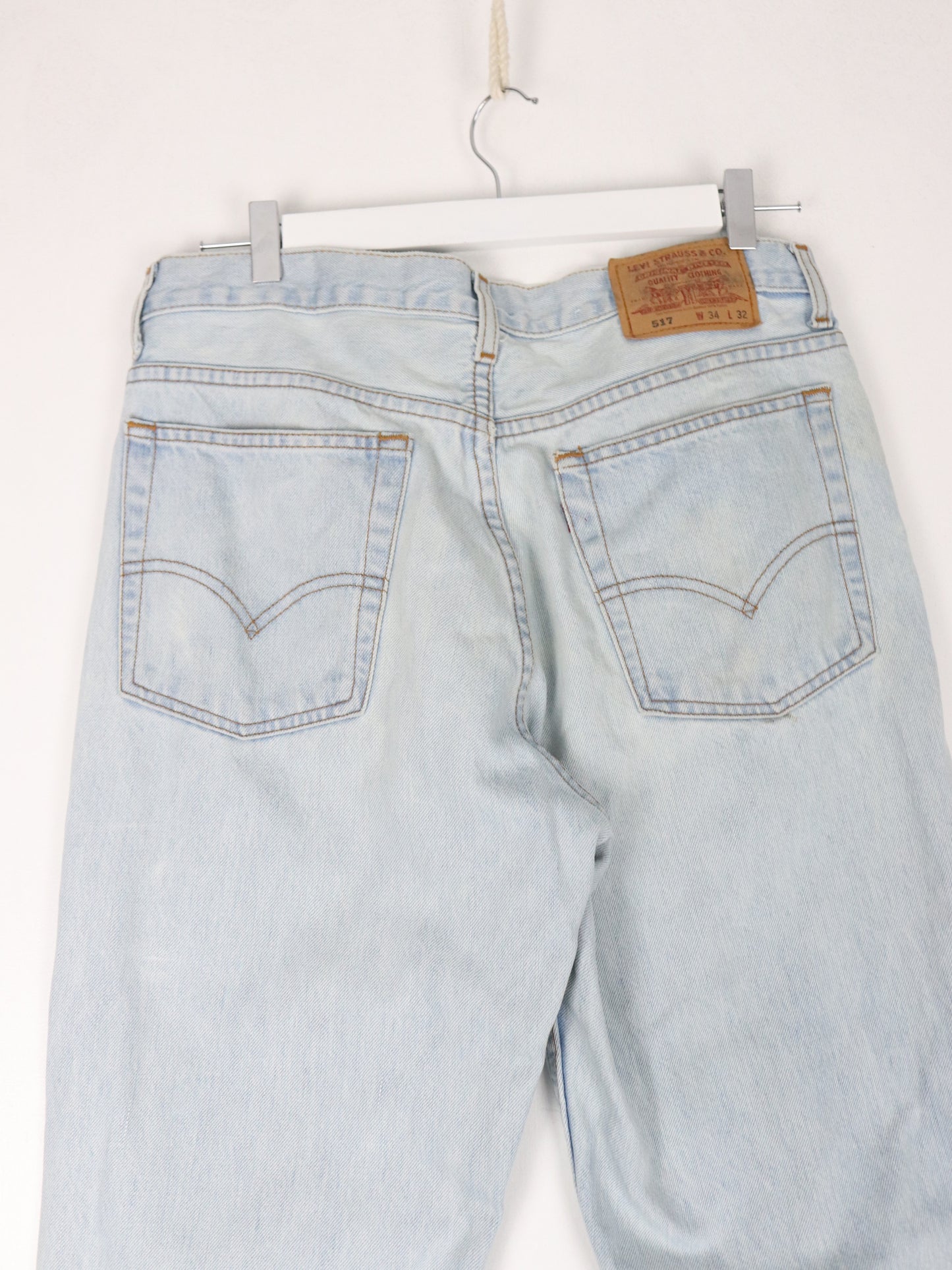 Vintage Levi's Pants Fits Mens 34 x 30 Blue 517 Bootcut Denim Jeans