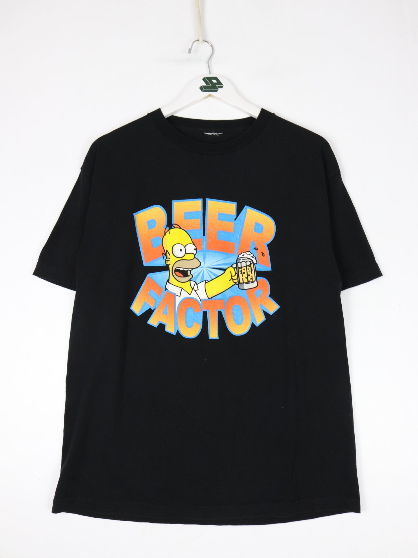 The Simpsons T Shirt Mens Medium Black Beer Cartoon