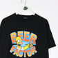 The Simpsons T Shirt Mens Medium Black Beer Cartoon