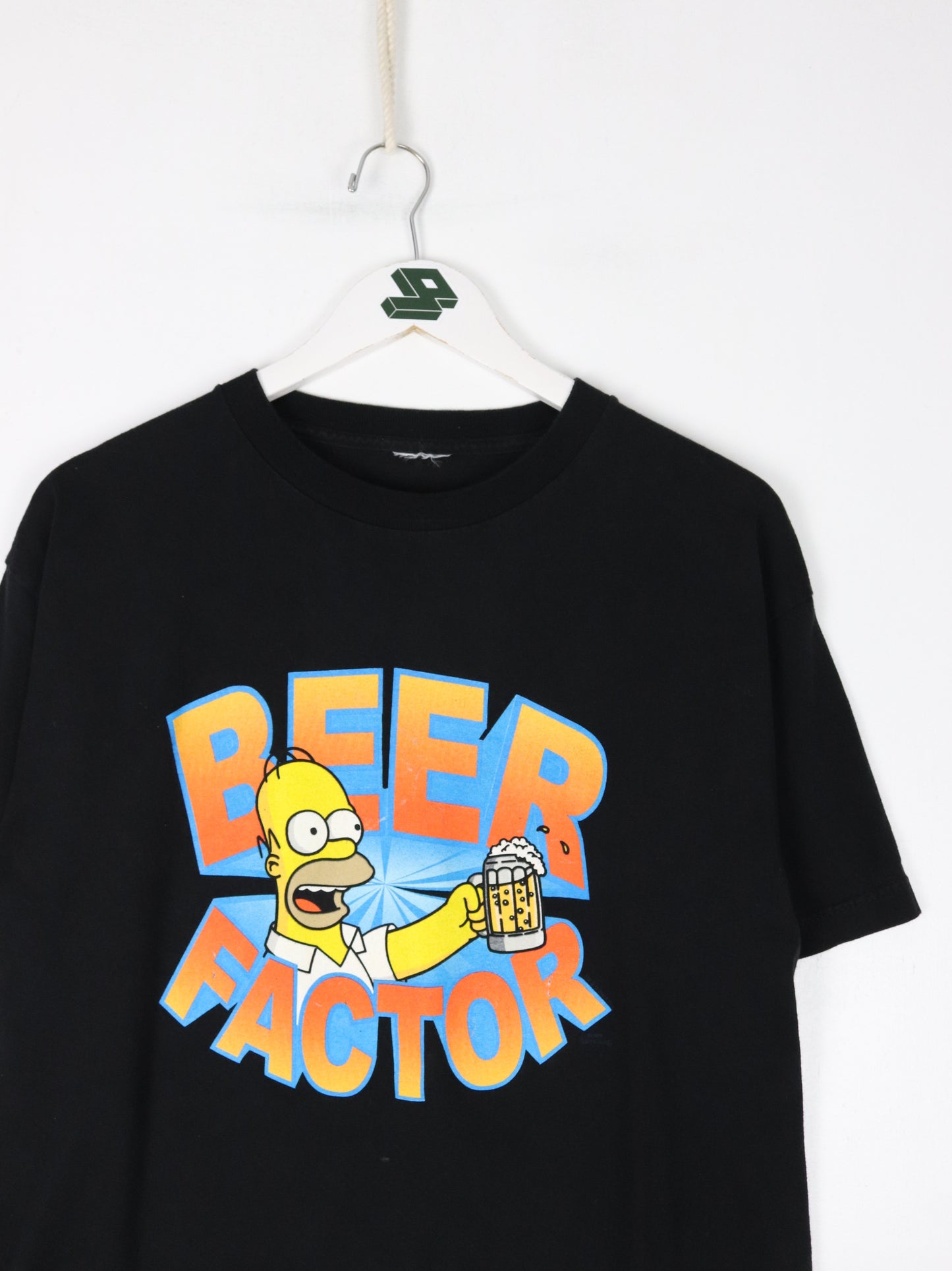 The Simpsons T Shirt Mens Medium Black Beer Cartoon