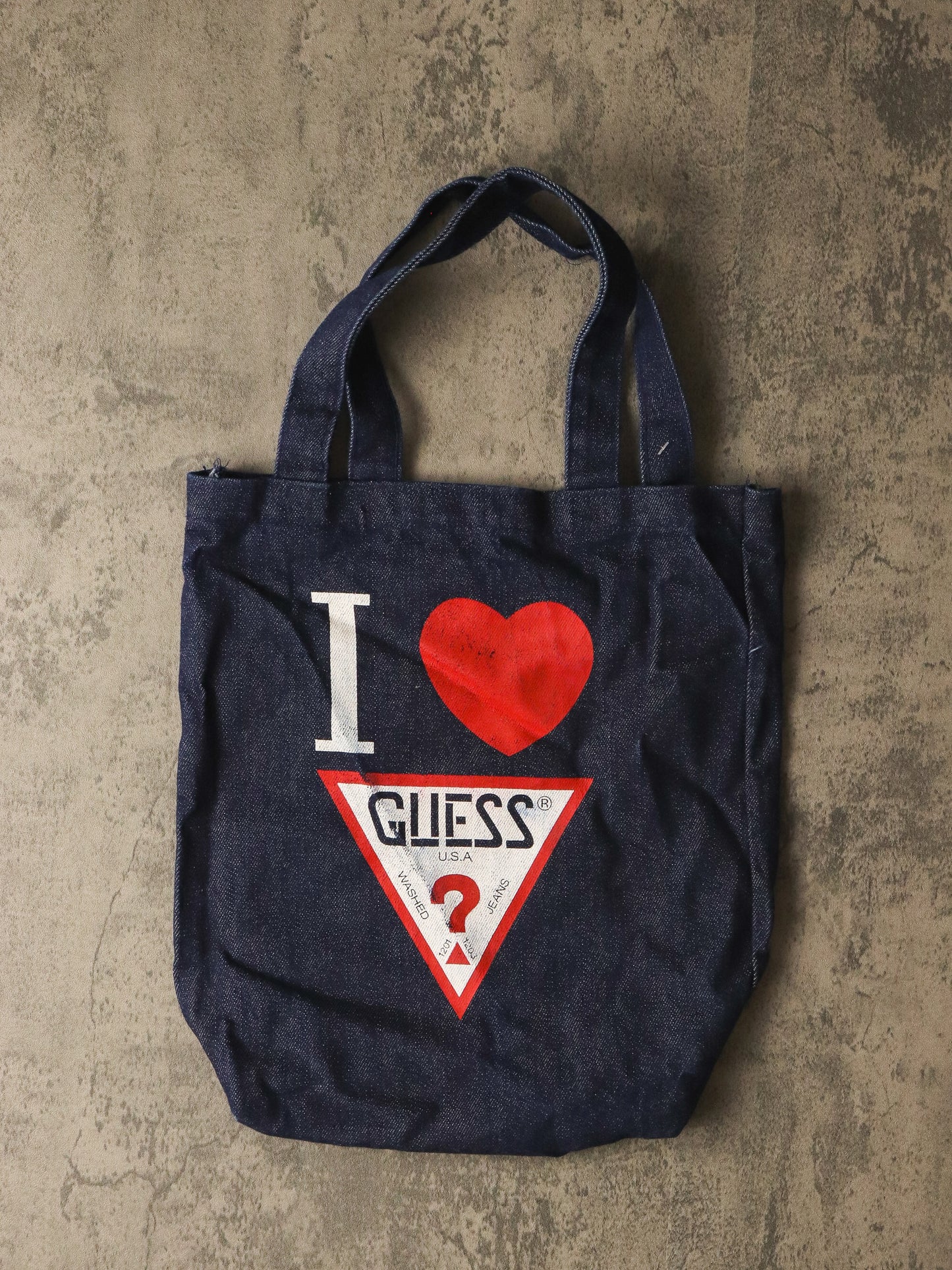 Guess Tote Bag Blue Denim