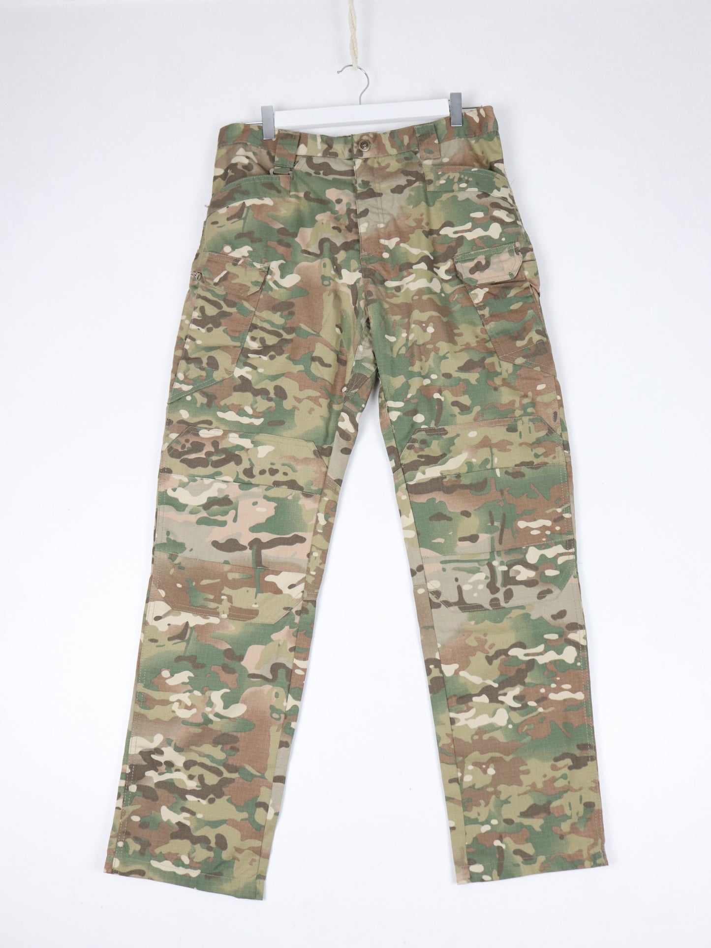 Military Pants Mens Large Green Camo Cargo Army 34 x 30