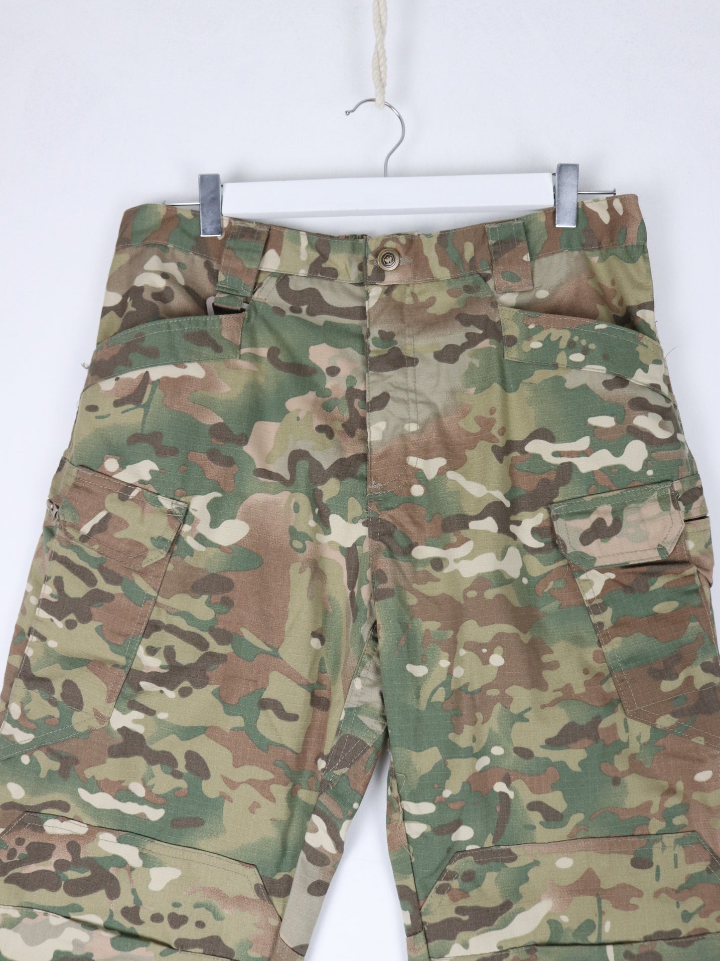 Military Pants Mens Large Green Camo Cargo Army 34 x 30