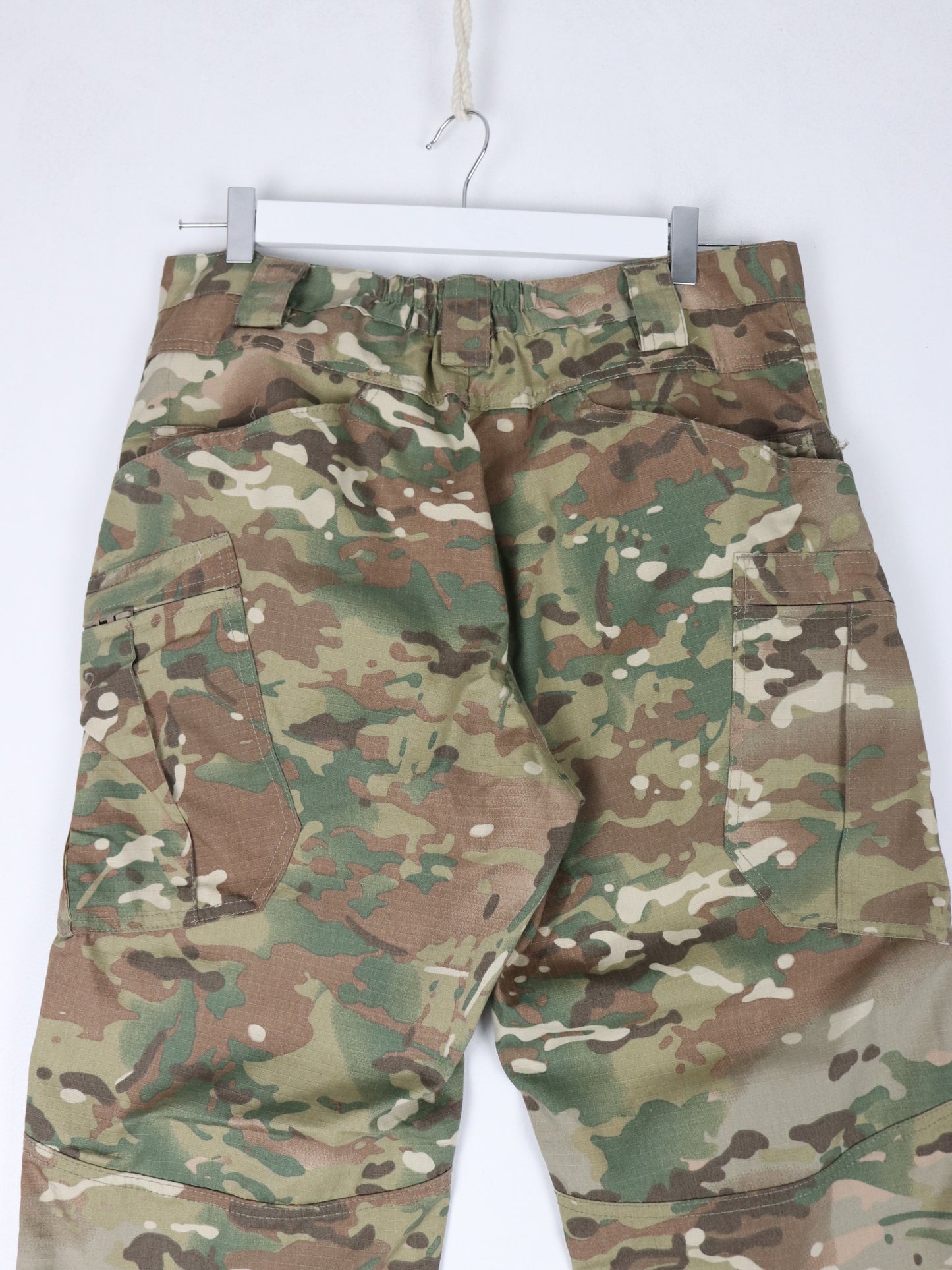 Military Pants Mens Large Green Camo Cargo Army 34 x 30