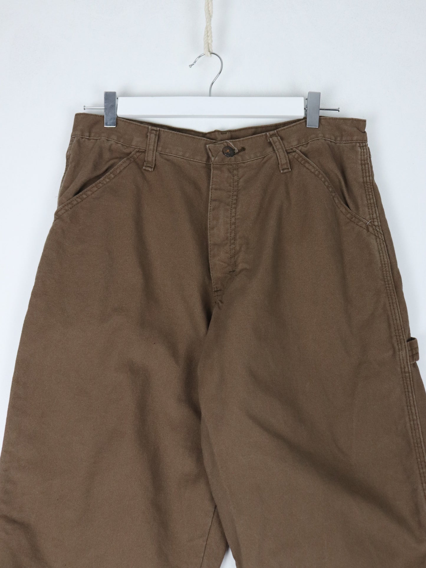 Rustler Pants Mens 32 x 32 Brown Work Wear Carpenters