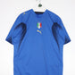 Vintage Italy Soccer Jersey Mens Large Blue 2006 Puma Kit