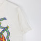 Vintage Scotland T Shirt Fits Mens Medium White 90s