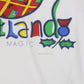 Vintage Scotland T Shirt Fits Mens Medium White 90s