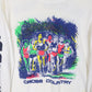 Vintage London Derby Cross Country T Shirt Mens Large White 90s Long Sleeve