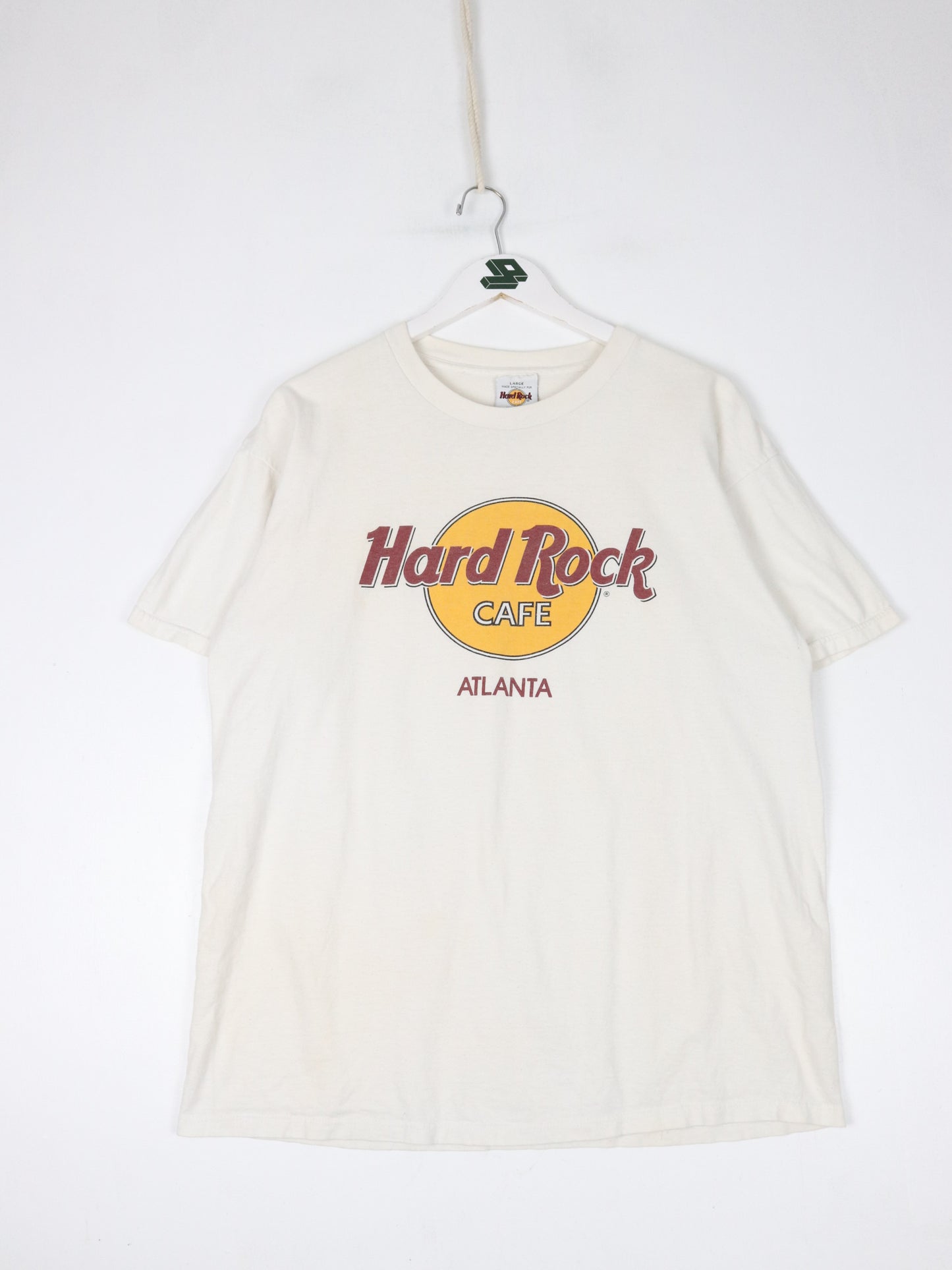 Hard Rock Cafe T Shirt Mens Large White Atlanta