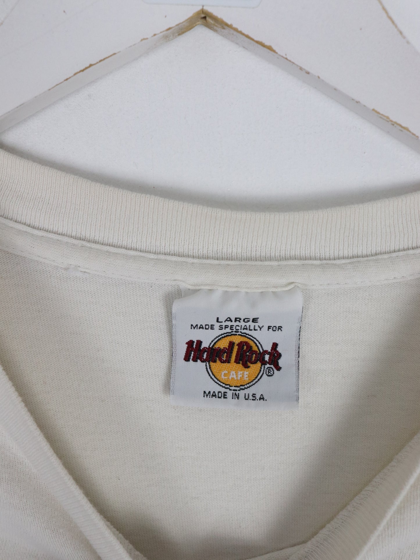 Hard Rock Cafe T Shirt Mens Large White Atlanta