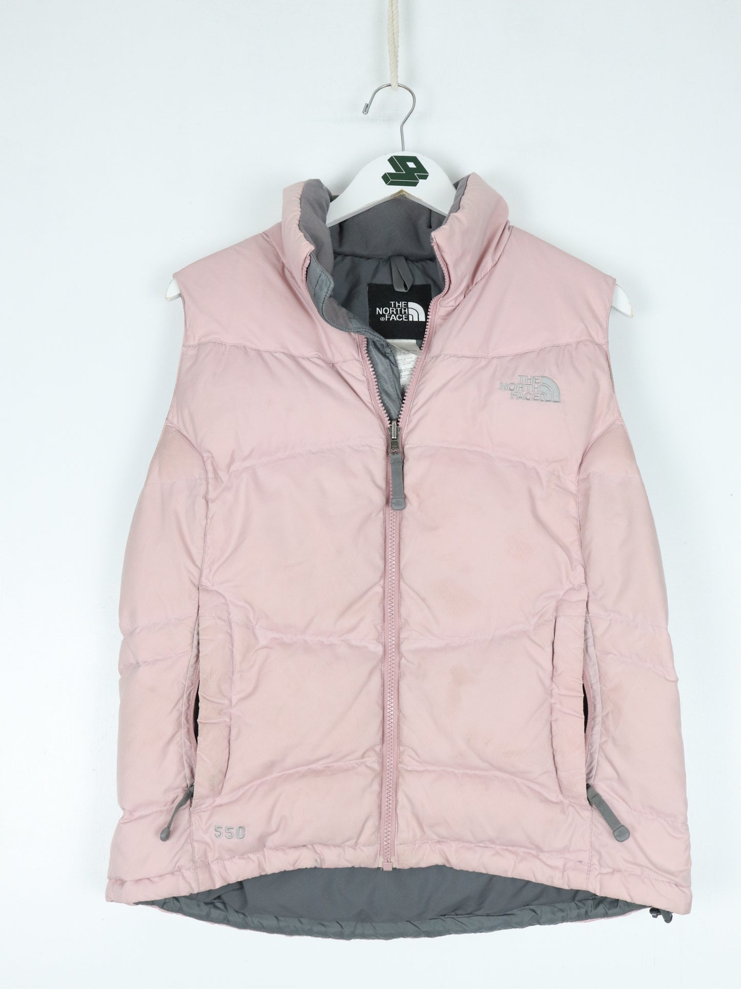 The North Face Vest Womens Medium Pink 550 Down Jacket Nupste