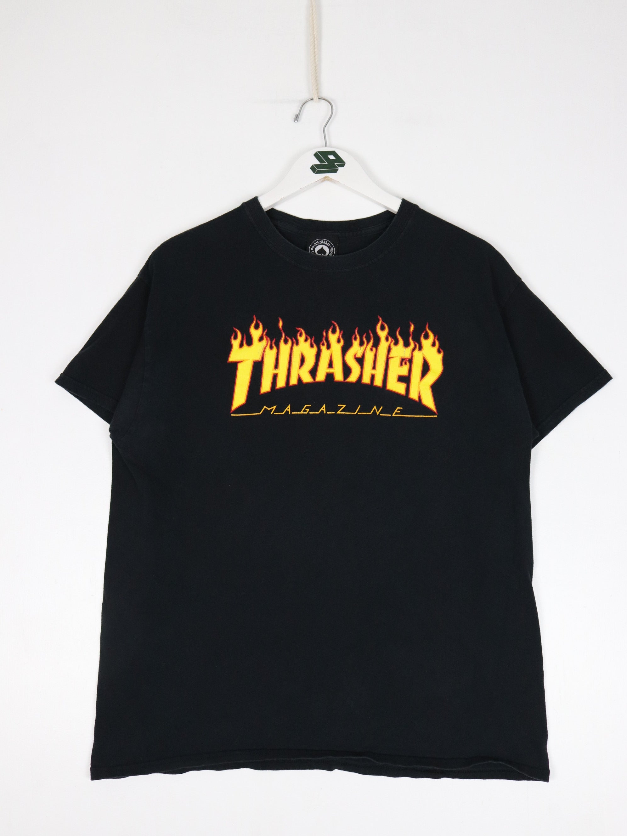 Black and hotsell yellow thrasher shirt