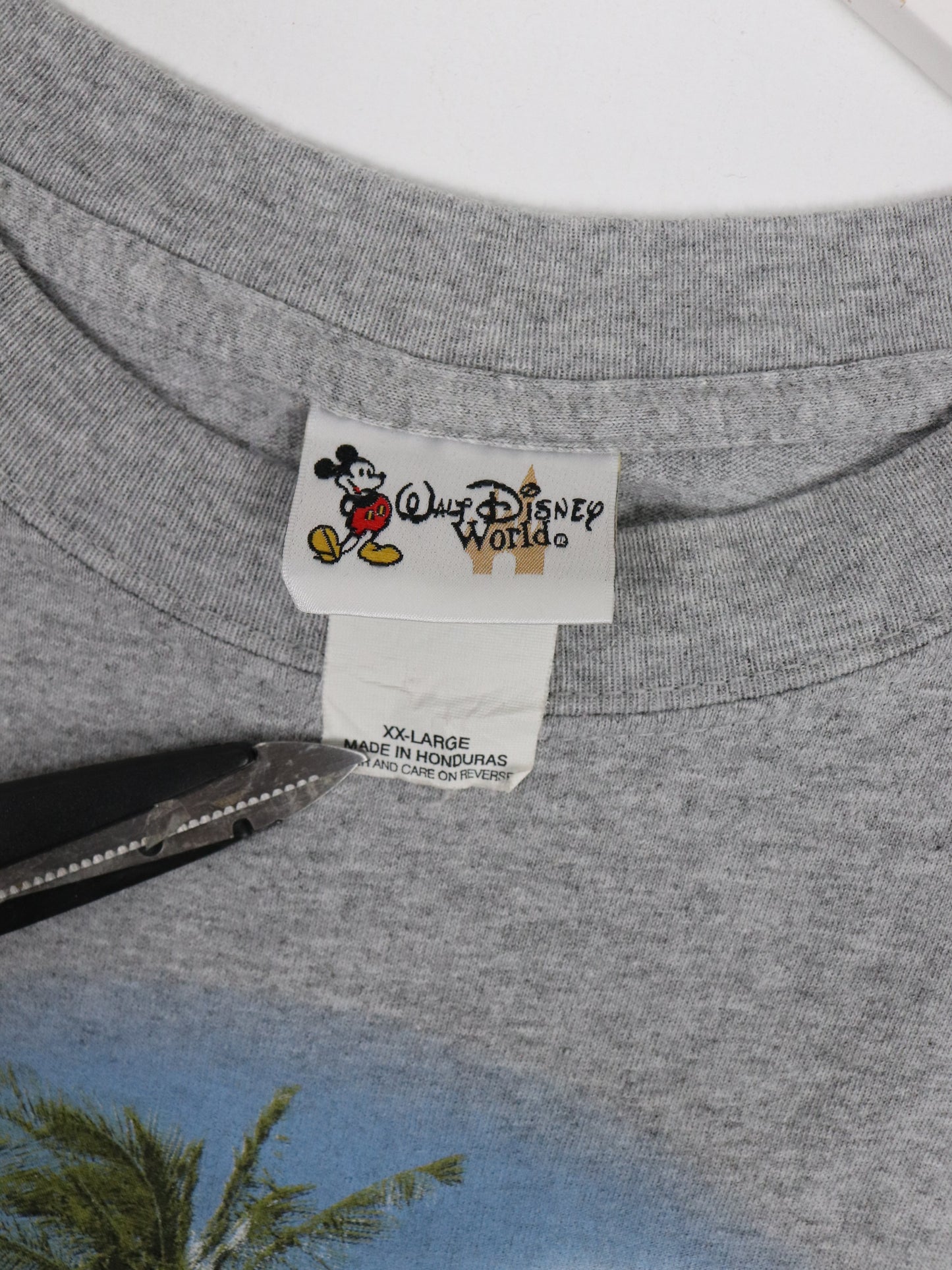 Vintage Disney T Shirt Mens 2XL Grey Mickey Mouse