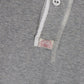 Vintage Polo Ralph Lauren Shirt Mens Medium Grey Henley Long Sleeve