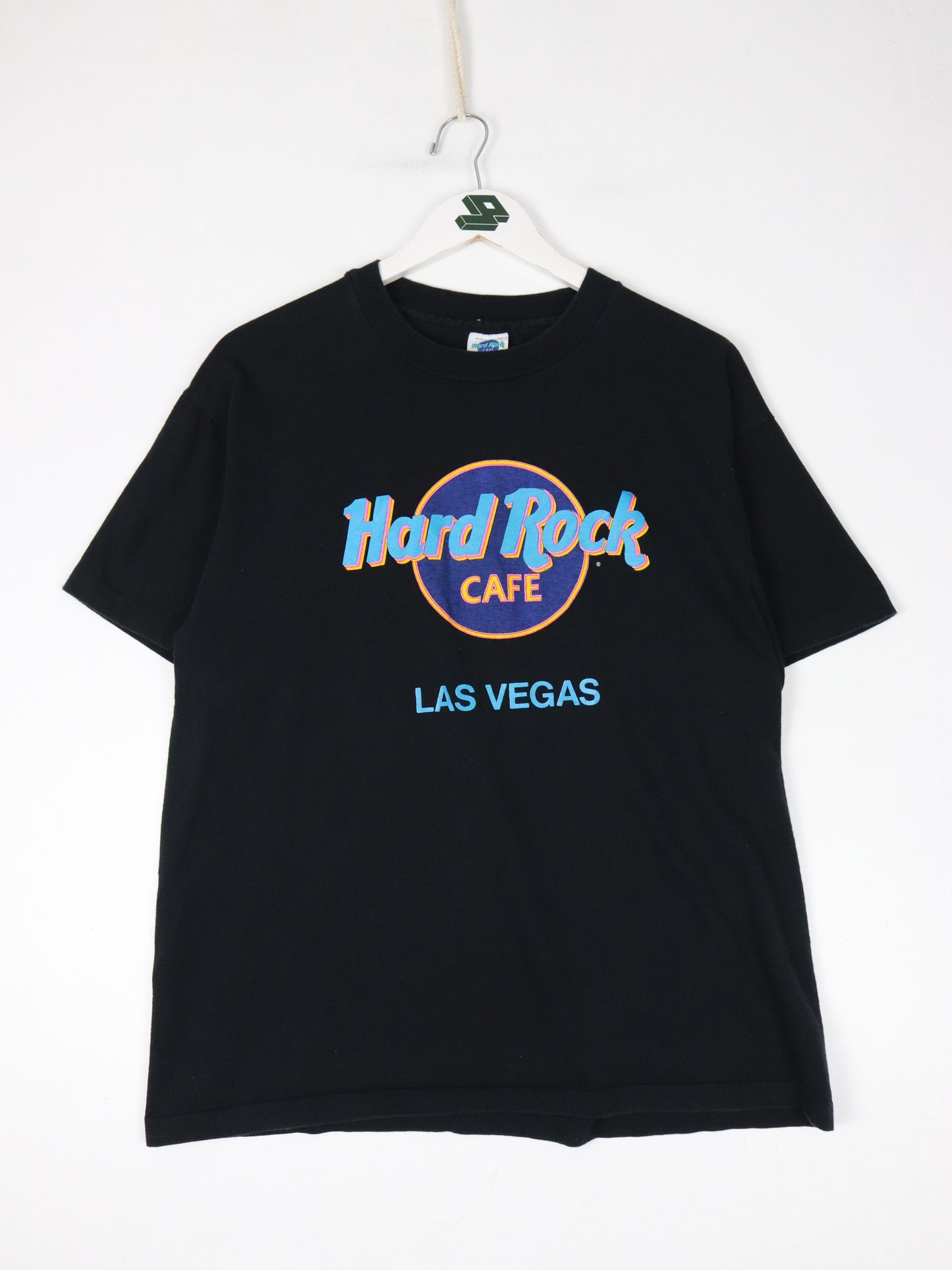 Vintage Hard Rock Cafe T Shirt Mens Large Black 90s Las Vegas