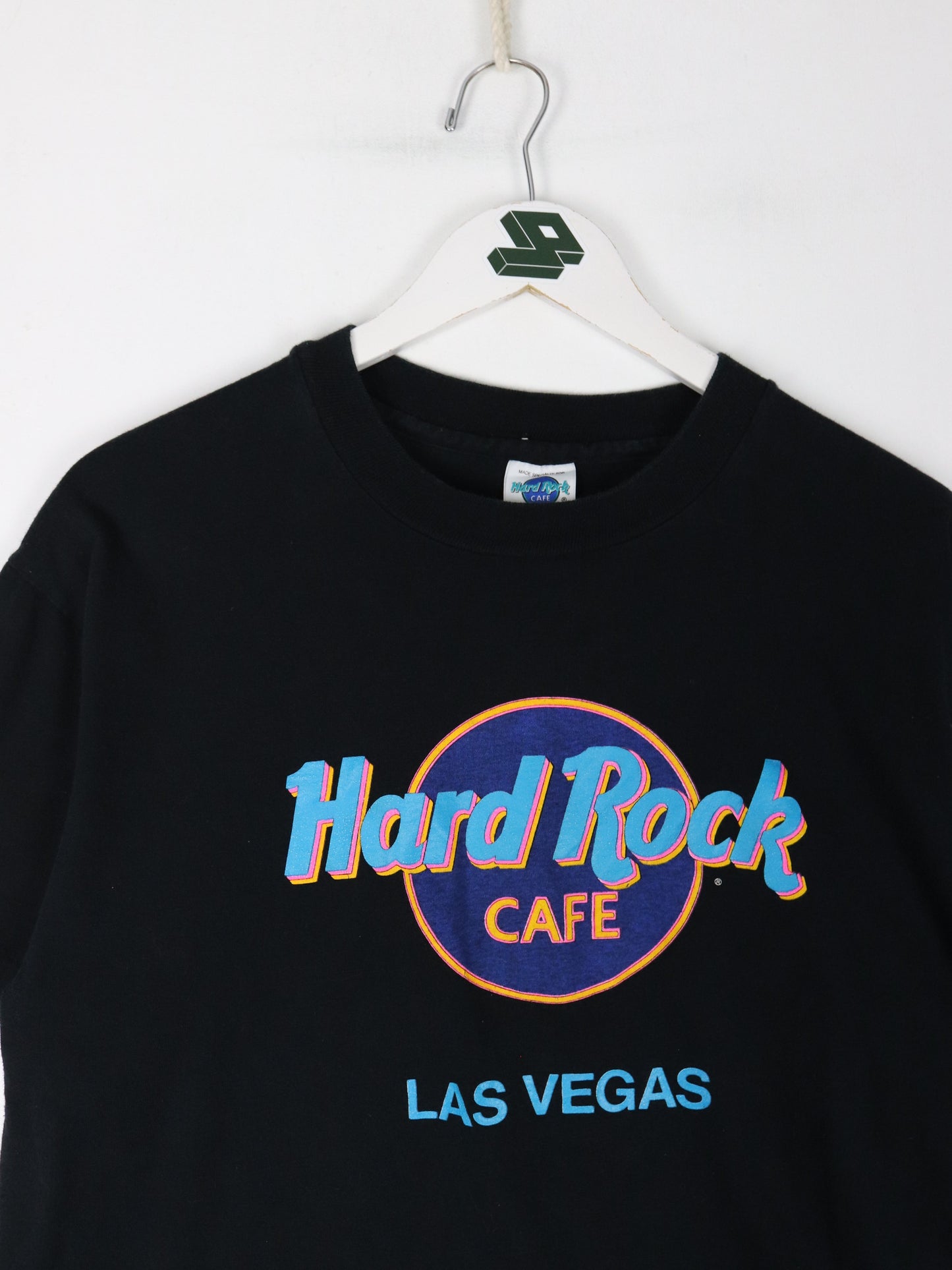 Vintage Hard Rock Cafe T Shirt Mens Large Black 90s Las Vegas