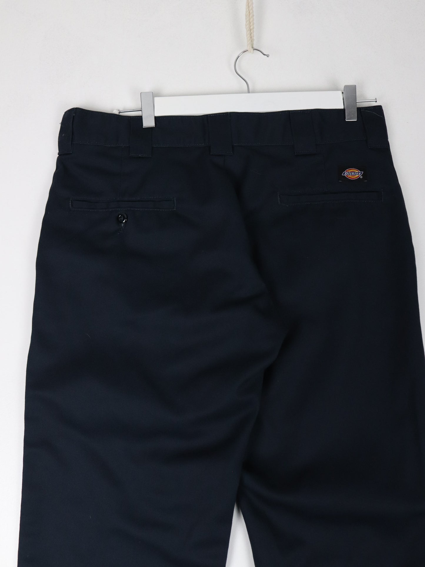 Dickies Pants Mens 34 x 30 Blue Slim Straight Chino