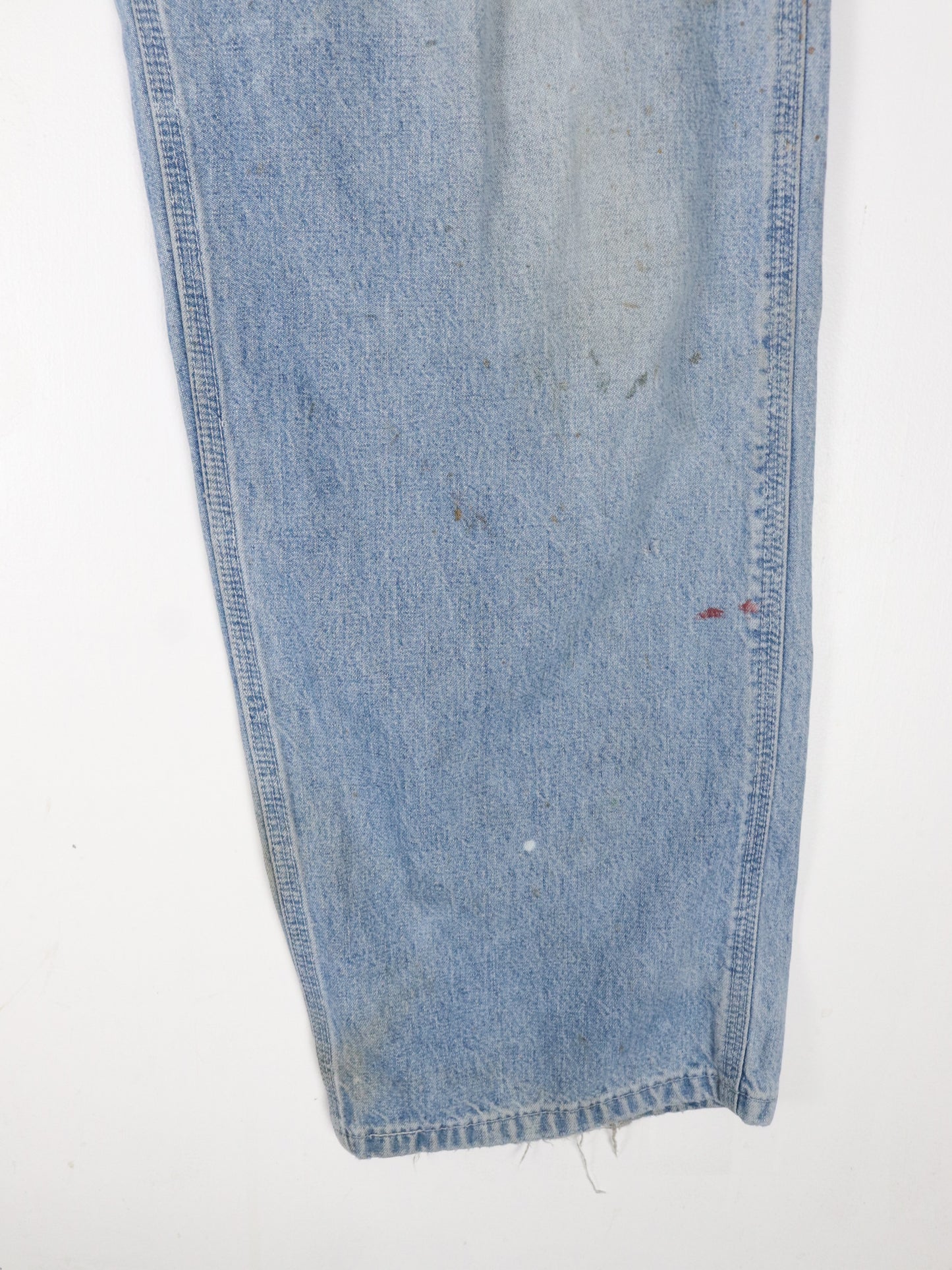 Vintage Carhartt Pants Mens 38 x 32 Blue Denim Jeans Work Wear