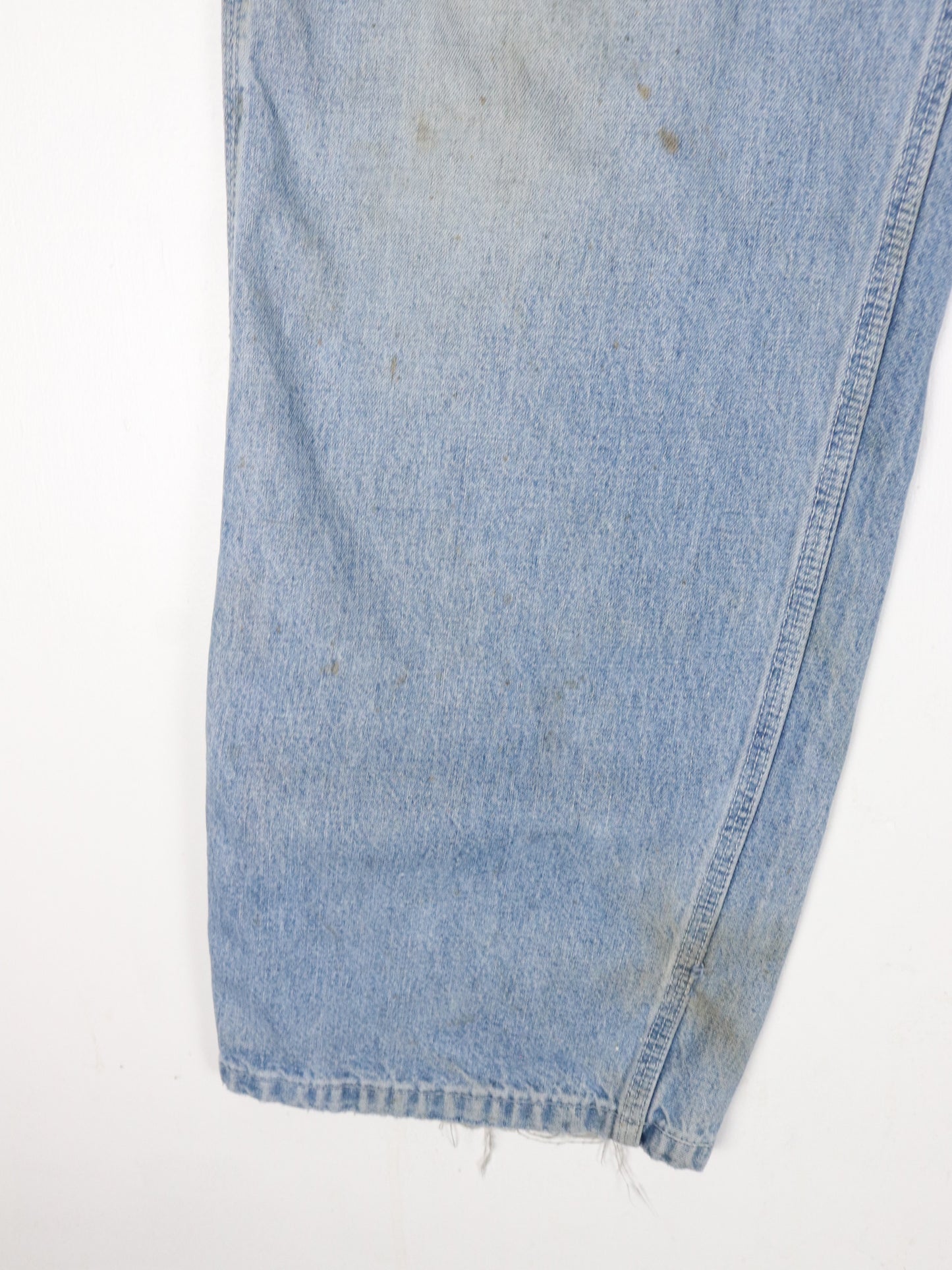 Vintage Carhartt Pants Mens 38 x 32 Blue Denim Jeans Work Wear