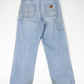 Vintage Carhartt Pants Mens 38 x 32 Blue Denim Jeans Work Wear