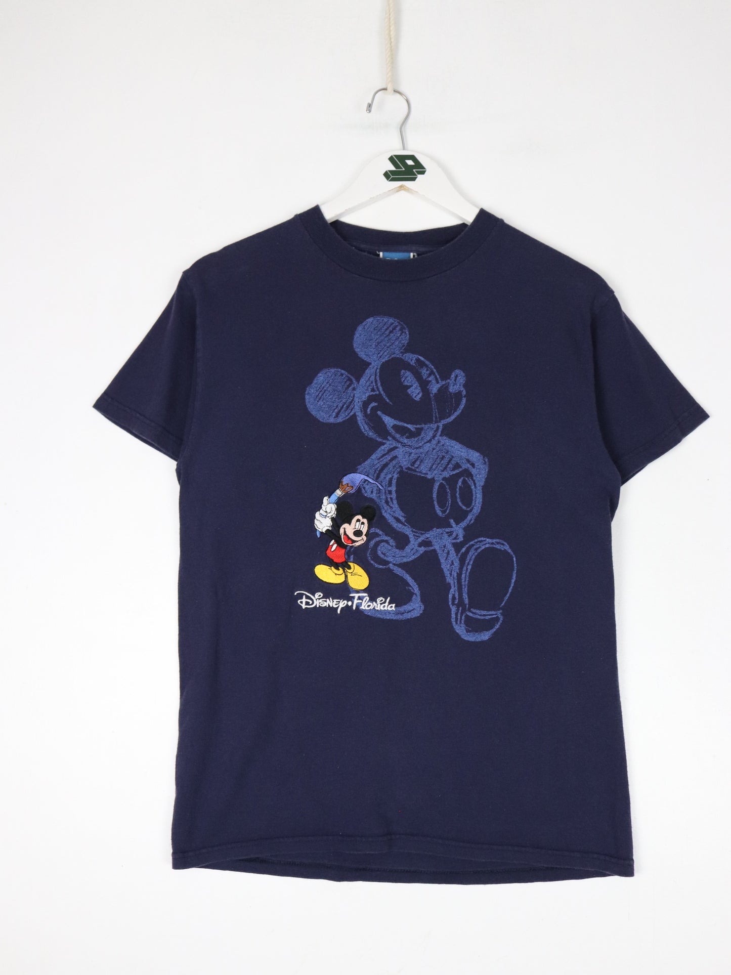 Disney T Shirt Mens Small Blue Mickey Mouse