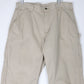 Carhartt Pants Mens 36 x 36 Beige Carpenter Work Wear