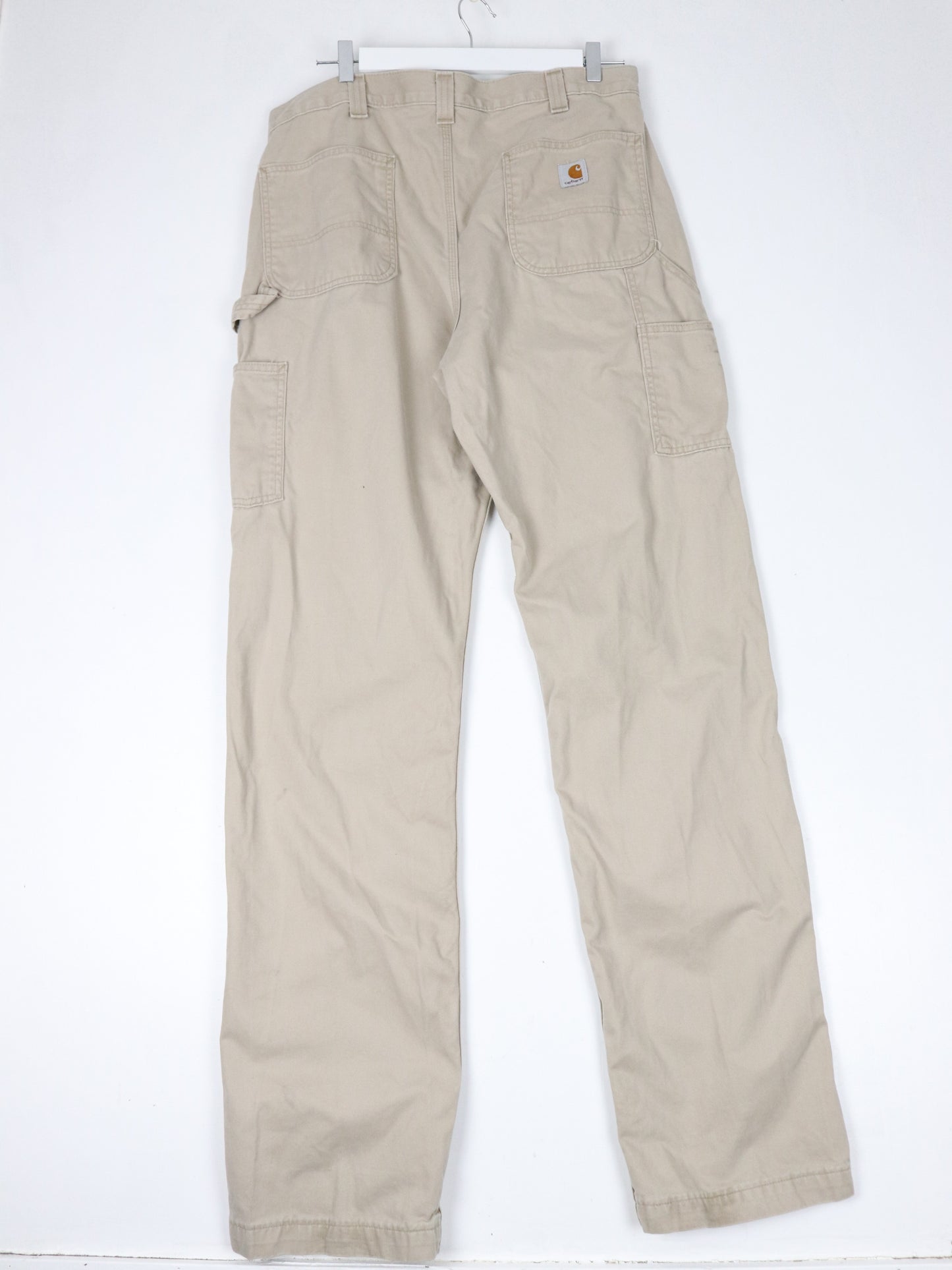 Carhartt Pants Mens 36 x 36 Beige Carpenter Work Wear