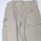 Carhartt Pants Mens 36 x 36 Beige Carpenter Work Wear