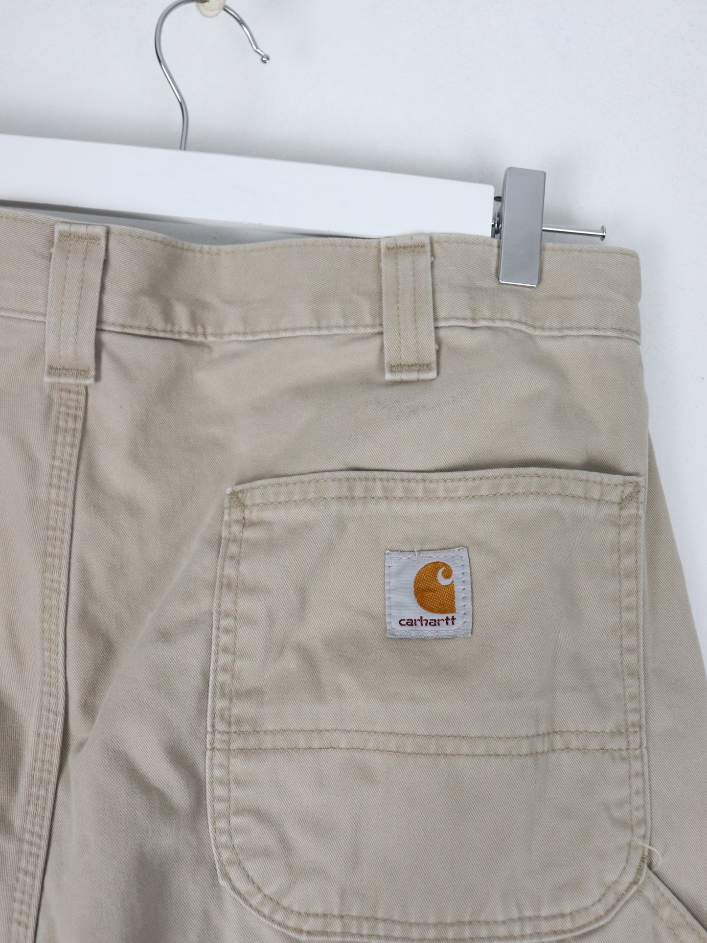 Carhartt Pants Mens 36 x 36 Beige Carpenter Work Wear