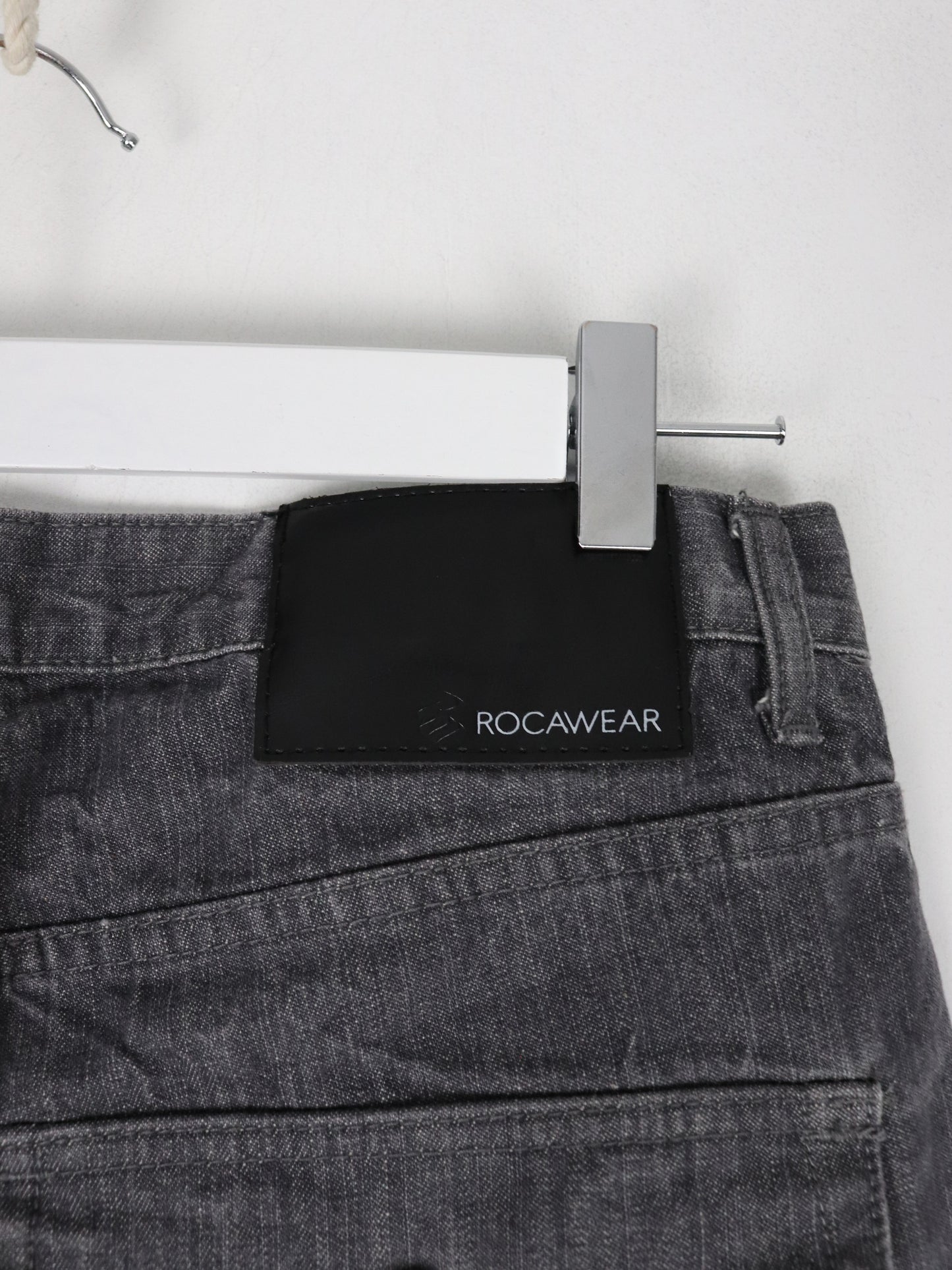 Rocawear Pants Fits Mens 36 x 29 Grey Denim Jeans Y2K