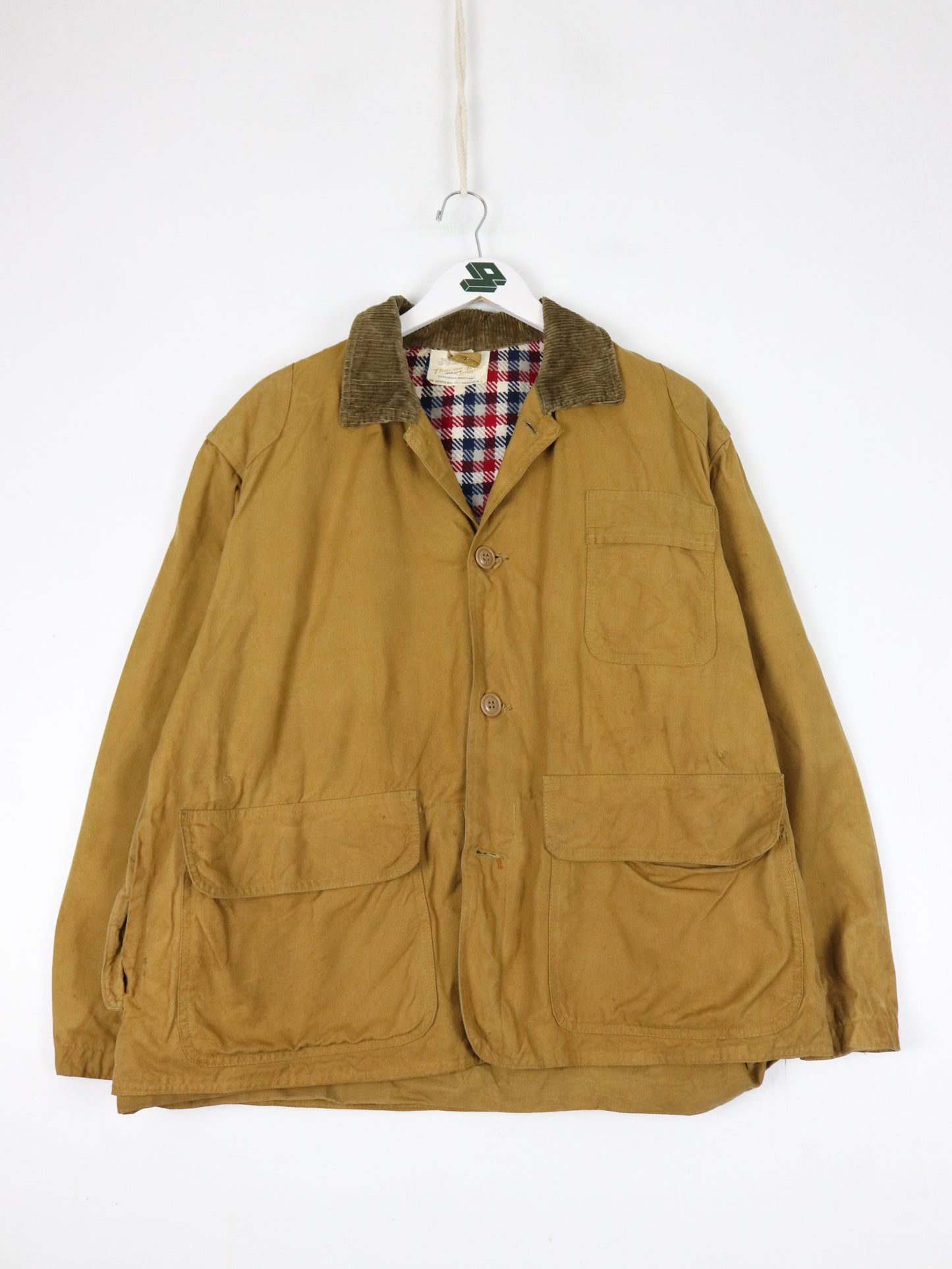 Vintage American Field Sportswear Jacket Mens Large Brown 60s Hunting Outdoors