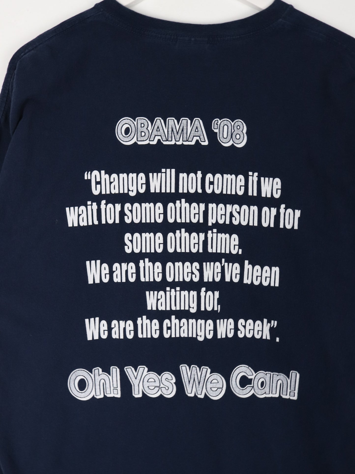 Obama T Shirt Mens XL Blue USA