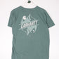 Carhartt T Shirt Fits Womens M/L Green