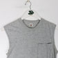 Vintage Fruit of the Loom Tank Top Mens Small Grey