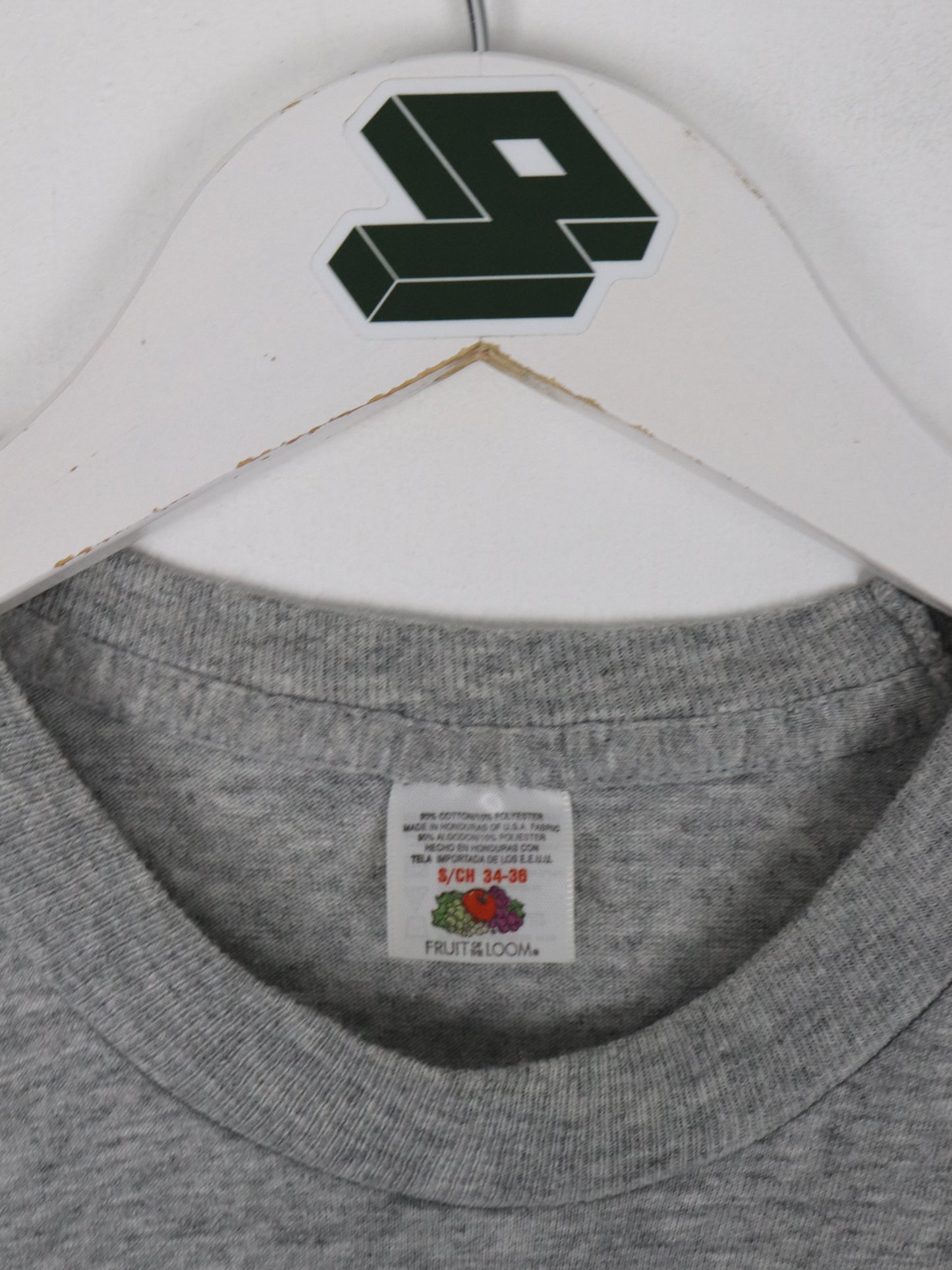 Vintage Fruit of the Loom Tank Top Mens Small Grey