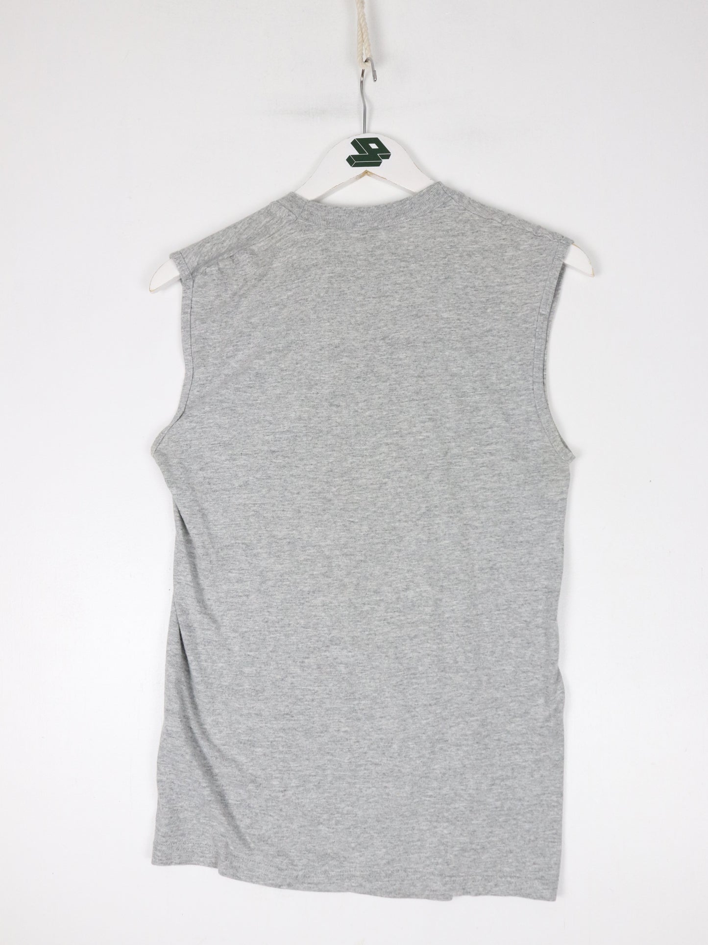 Vintage Fruit of the Loom Tank Top Mens Small Grey