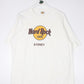 Hard Rock Cafe T Shirt Mens Large White Sydney