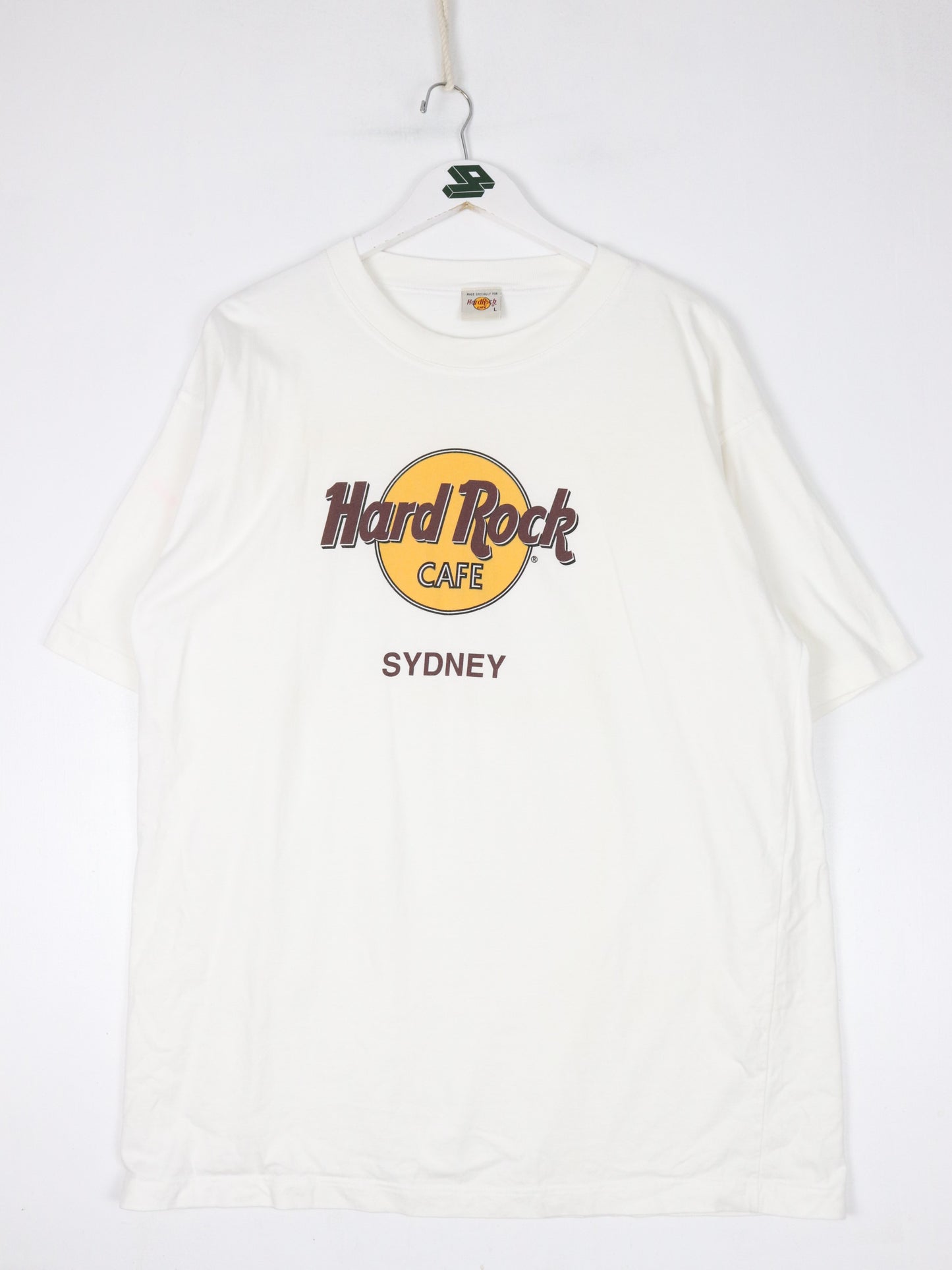 Hard Rock Cafe T Shirt Mens Large White Sydney