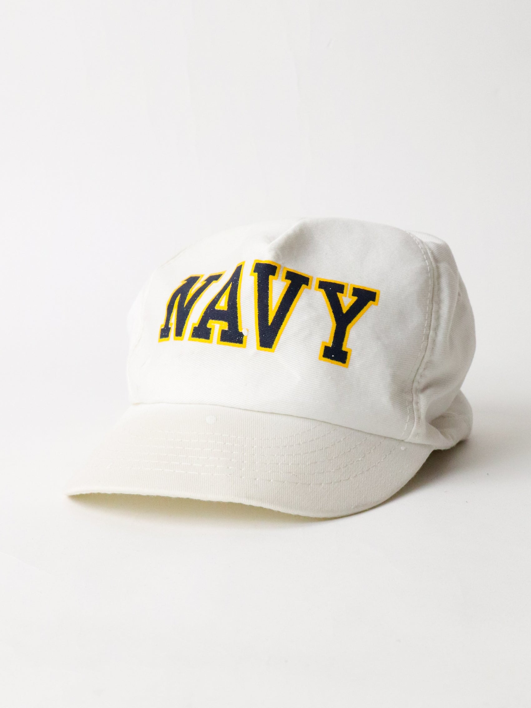 Vintage U.S. Navy Hat Cap Adult White Army