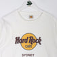 Hard Rock Cafe T Shirt Mens Large White Sydney