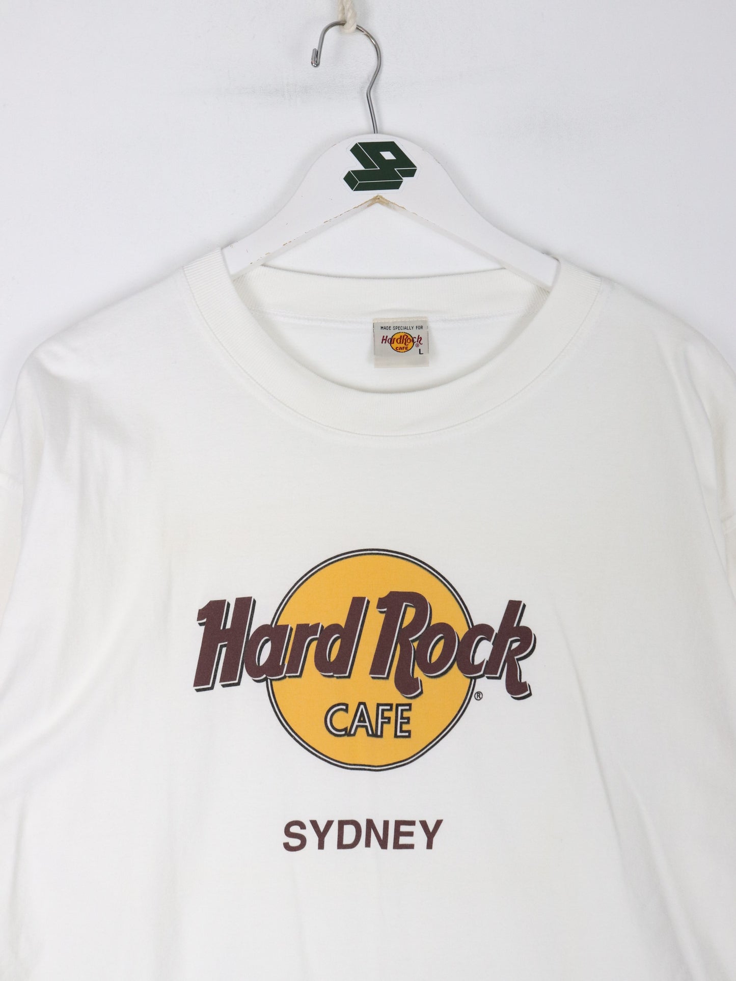 Hard Rock Cafe T Shirt Mens Large White Sydney