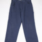 Work Pants Fits Mens 36 x 28 Blue Carpenter