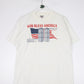 Vintage God Bless America T Shirt Mens Medium White 9/11
