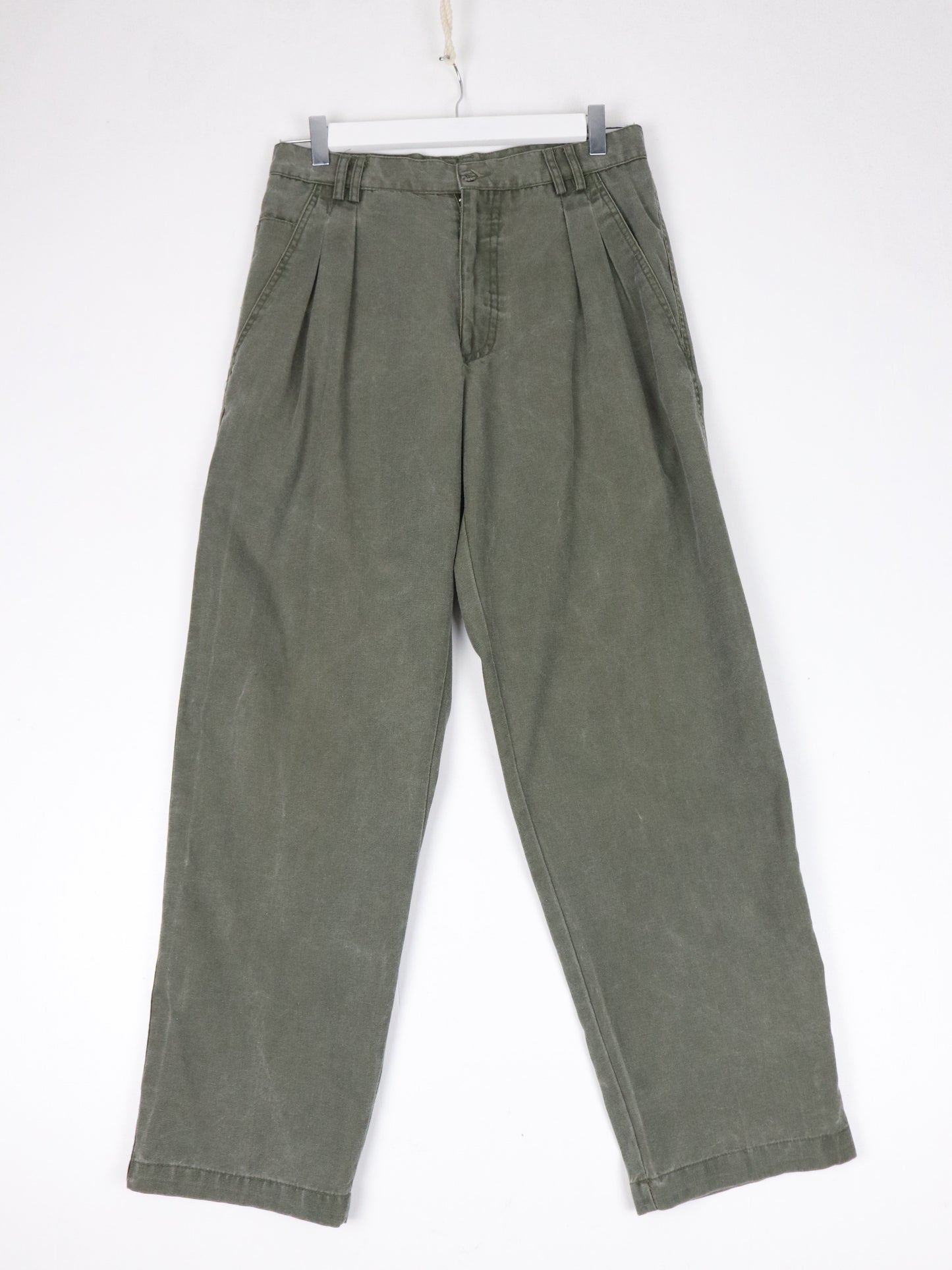 Ez's Pants Mens 30 x 30 Green Trousers