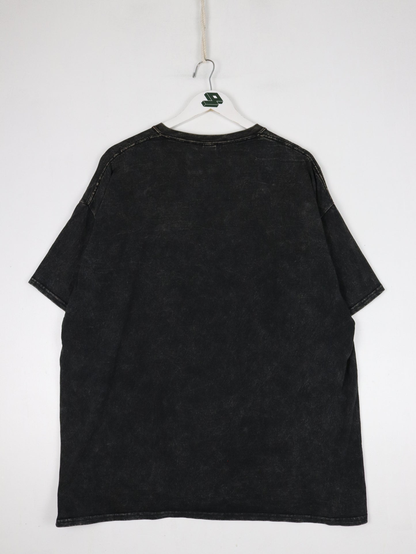 AC/DC T Shirt Fits Mens XL Black Grey Dyed Band