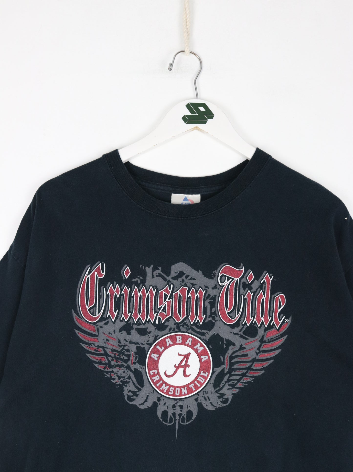 Alabama Crimson Tide T Shirt Mens XL Black College Football