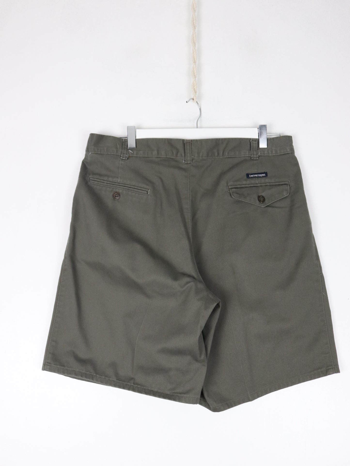 Denver Hayes Shorts Mens 36 Green Chino