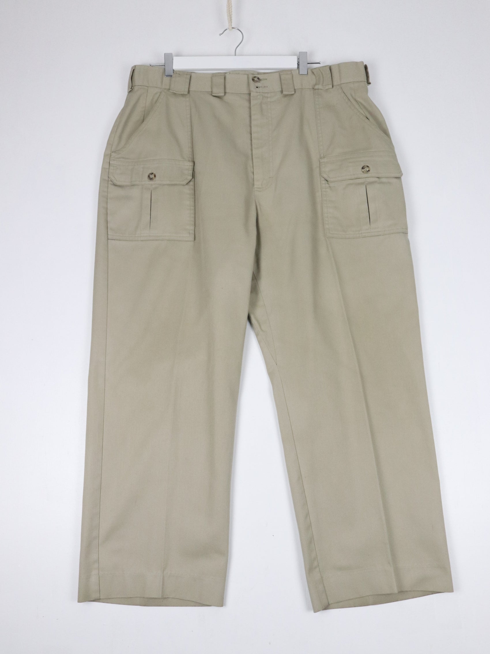 Vintage Tilley Endurables Pants Mens 38 x 28 Beige Cargo Chino
